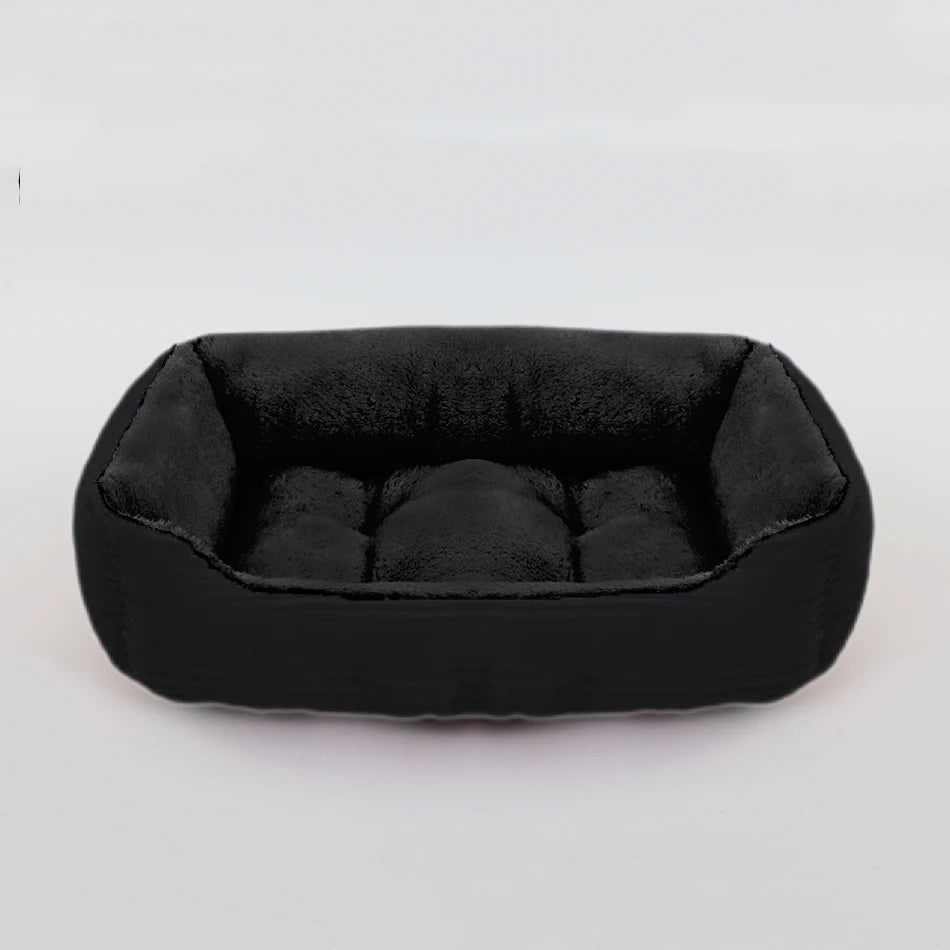 Square Plush Medium Small Dog Sofa Bed