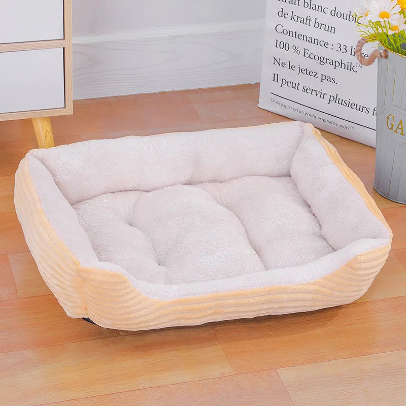 Square Winter Soft Warm Dog Bed