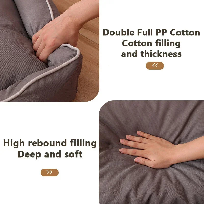Dog Bed Pet Dogs Beds Four Seasons Thickened PP Cotton Filling Bite-resistant