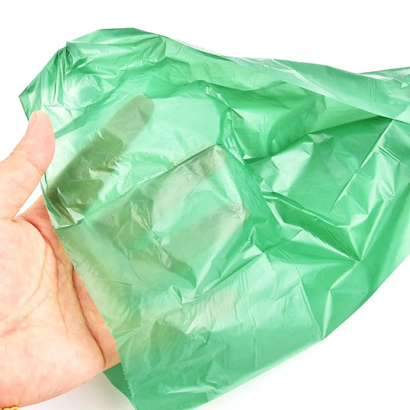 Pet Biodegradable Trash Bag Thicken 0.01mm Blackish Green Dog Poop Bags Bulk Poo Bag Degradable Cat Waste Bag Dog Poop Dispenser