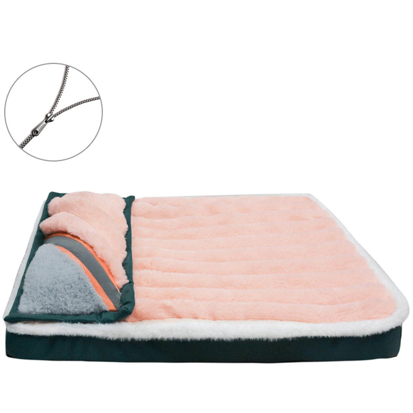 Dog Bed Mat with Zipper