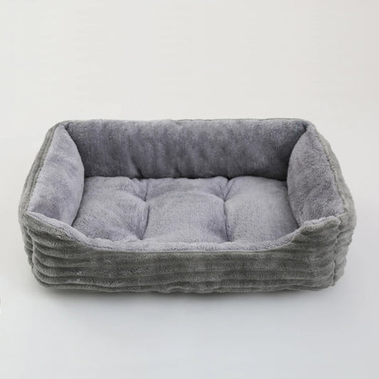 Square Plush Medium Small Dog Sofa Bed