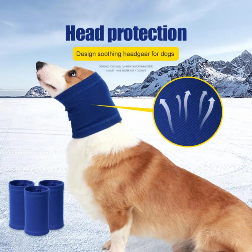 Pet Bath Comfortable Adjustable Anxiety Relief Earmuff For Dogs Noise Cancel Pet Grooming Top-rated Warm Headband Sleek Design