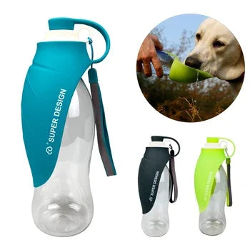 800ml Portable Dog Water Bottle For Small Medium Big Dogs Outdoor Travel Drinking Bowl Puppy Cat Feeder Pet Labrador Accessories