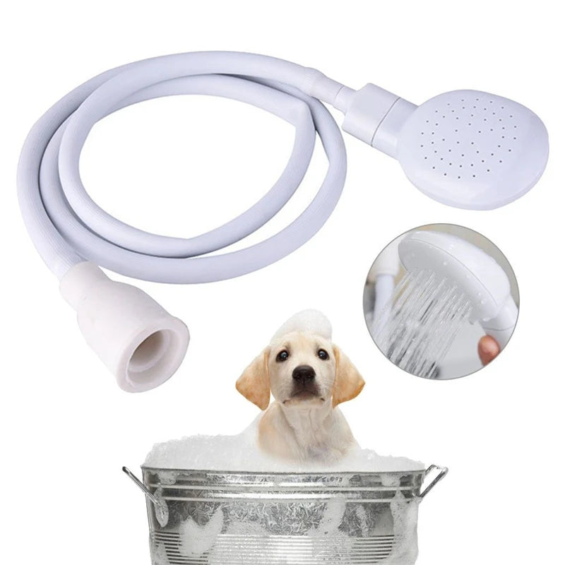 Pet Bathing Shower Dog Cat Multifunctional Shower Easy Bathing Garden Sprayer Pet Cleaning Grooming Tools Supplies 1.3m Extender