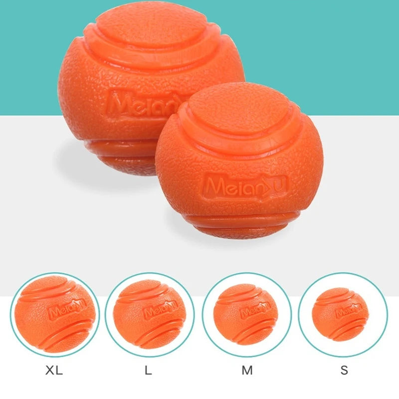 Dog Chewing Toy Bouncing Balls Resistant Solid Balls TPR Material Toys Outdoor Throwing Games Dogs Training Supplies