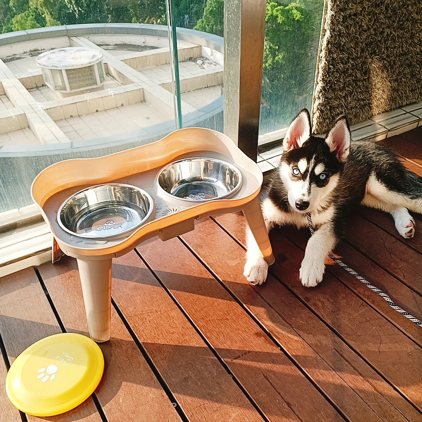 Elevated Dog Bowls for Large, Medium, and Small Dogs - Promotes Healthy Digestion and Comfortable Feeding