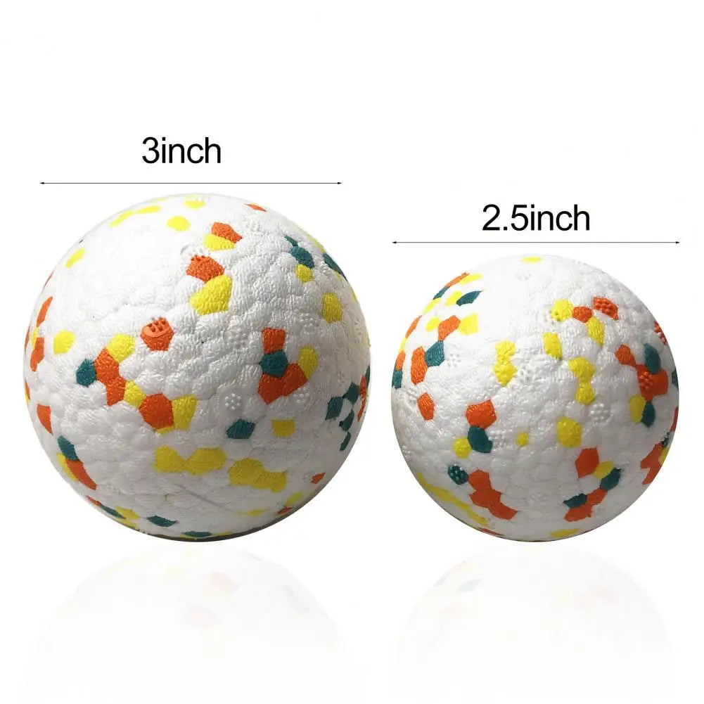 Dog Toys For Aggressive Chewers Dog Ball Toy High Elastic Bite Resistant With Unique 3D Protrusions Interactive Pet Supplies