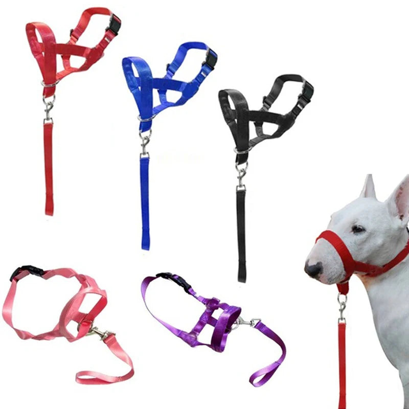 Creative Dog Halter Halti Training Head Collar Gentle Leader Harness Nylon Breakaway Usefull Harnesses Lead hot S M L XL XXL