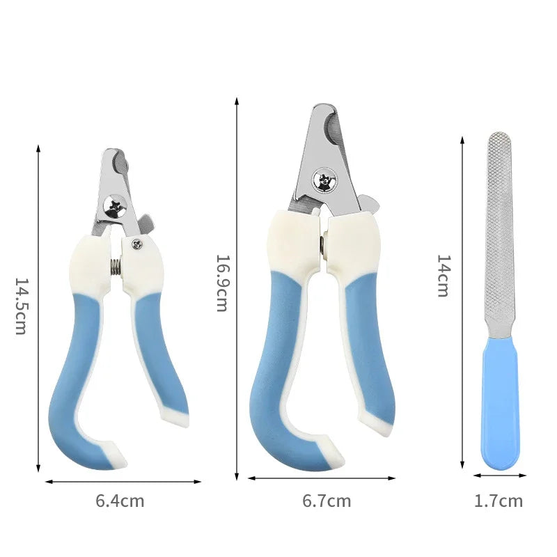 Dog Nail Clipper Scissors Kitten Nail Toe Claw Clippers Trimmer Labor-Saving Grooming Tools for Animals General Pet Supplies