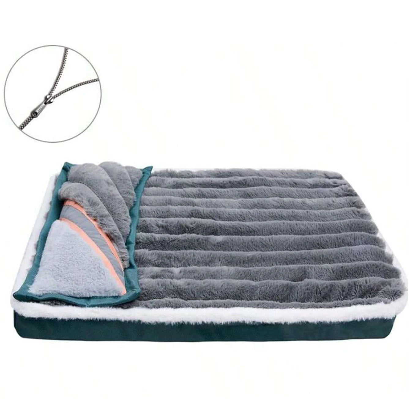 Dog Bed Mat with Zipper