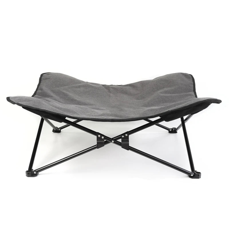Outdoor Camping Foldable Pet Bed with Support and Dust-proof Dog Mattress, Comfortable and Soft Dog Bed for Travel