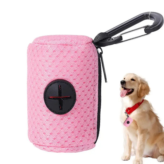 Dog Poop Bag Dispenser Hangingable Dog Poop Bag Holder Poo Bags Dispenser for Dogs Walking Garbage Bags Dispensers Pet Supplies